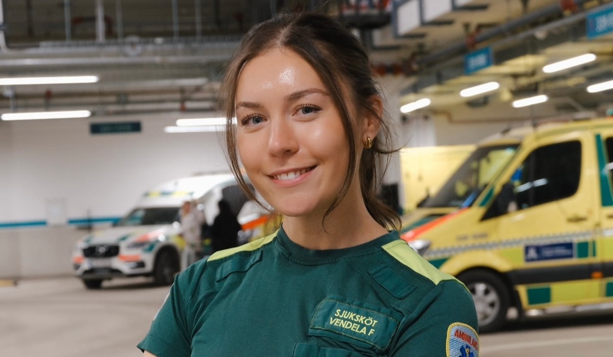 Porträttbild av sjuksköterska Vendela Fava