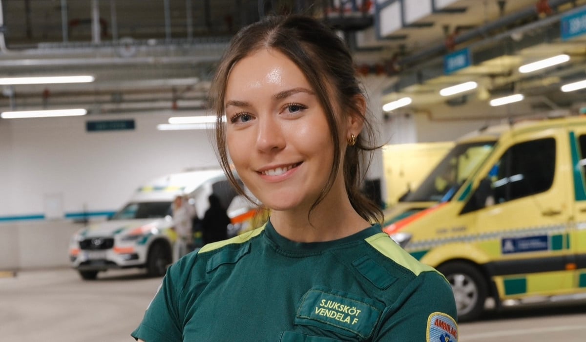 Porträttbild av sjuksköterska Vendela Fava